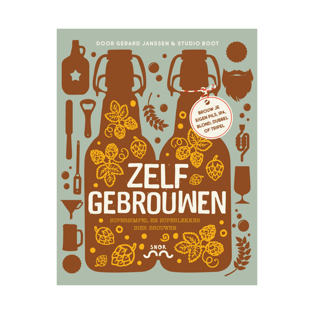 Voorzijde van Zelfgebrouwen boek