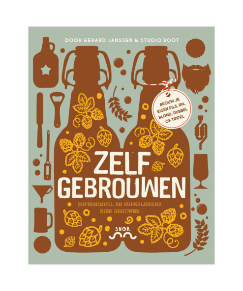 Voorzijde van Zelfgebrouwen boek