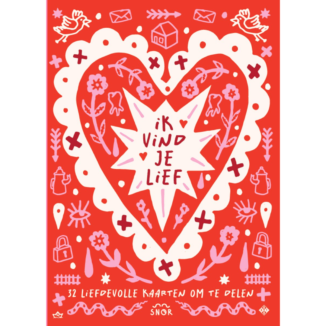 Ik vind je lief kaartenboekje cover